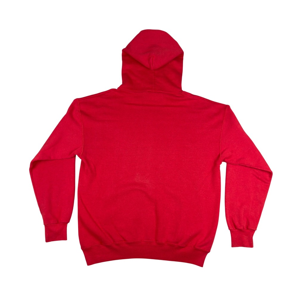 Vtg 90s Marlboro Hoodie Mens Large Red Spellout Tultex USA Made Streetwear - Picture 2 of 12